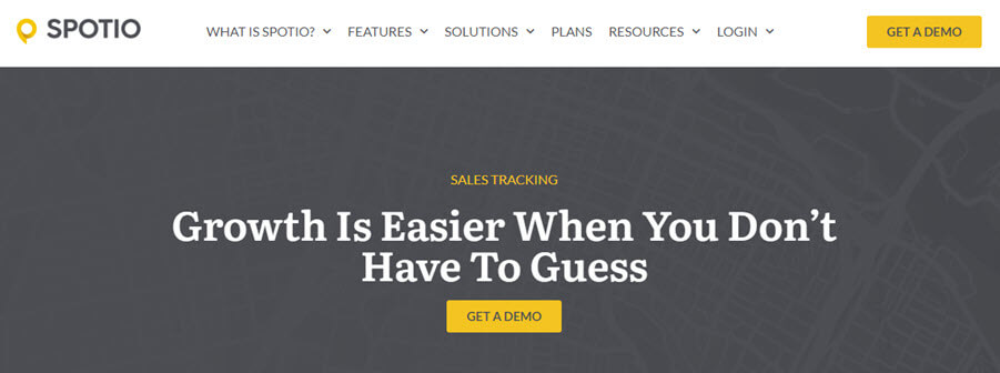 SPOTIO Sales Tracking