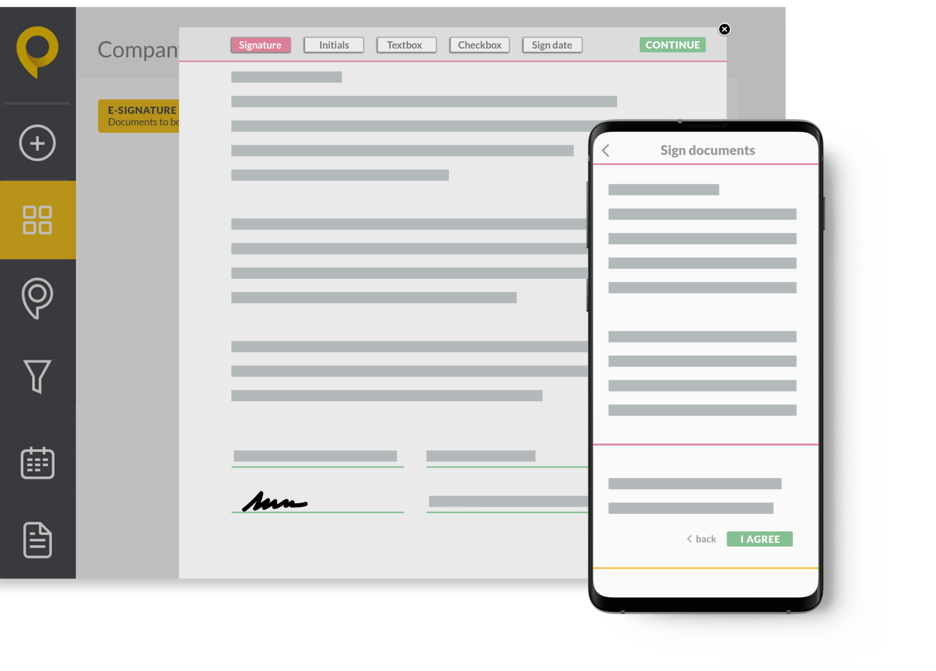 Document Management and e-Contracts in SPOTIO