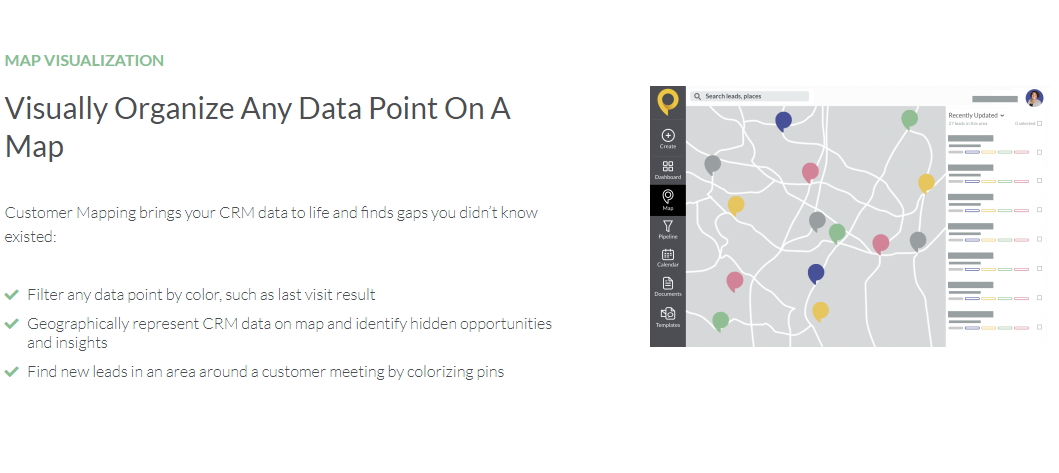 Map Visualization for Field Sales Teams