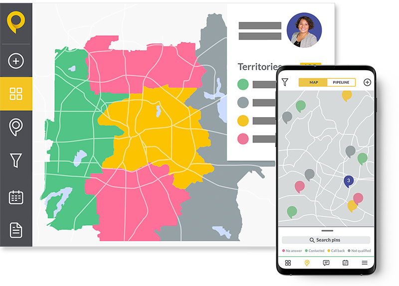 SPOTIO territory management feature